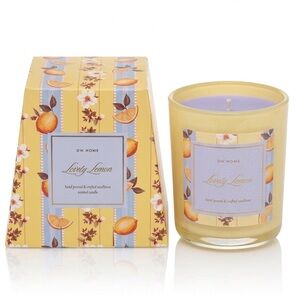 DW Home Lovely Lemon Scented Jar Candle w/Box - NWT